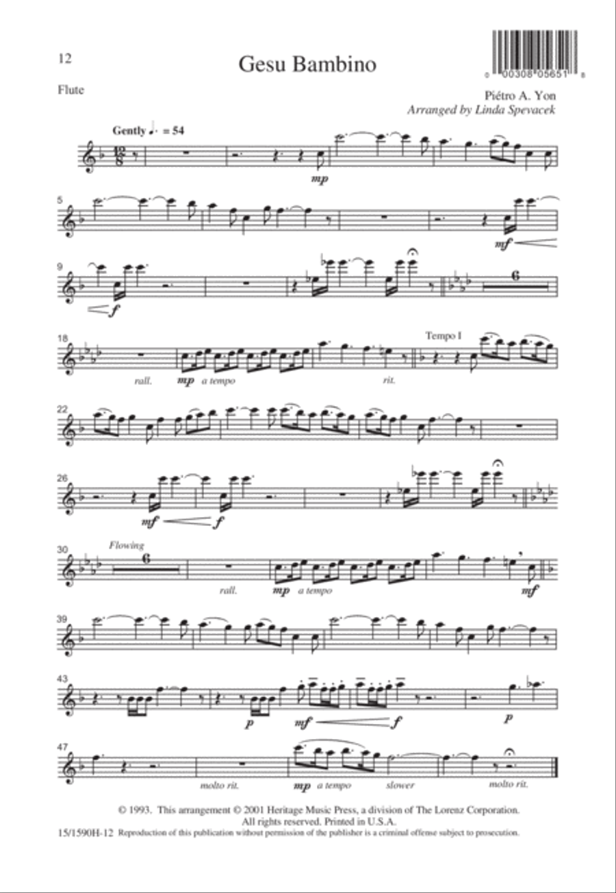 Gesu Bambino TTB scores gallery preview page 13