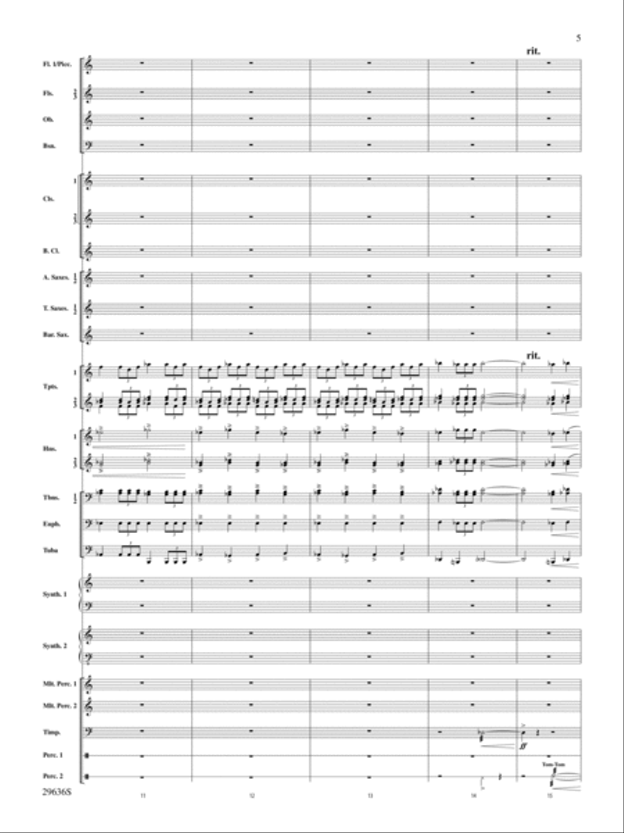 Ben-Hur: Score Ben-Hur: Score Concert Band scores gallery preview page 5