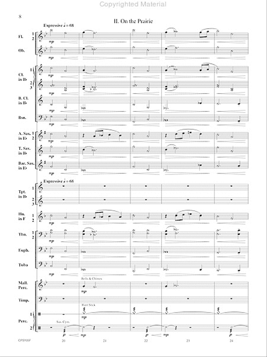 A Land Remembered A Land Remembered Concert Band scores gallery preview page 9