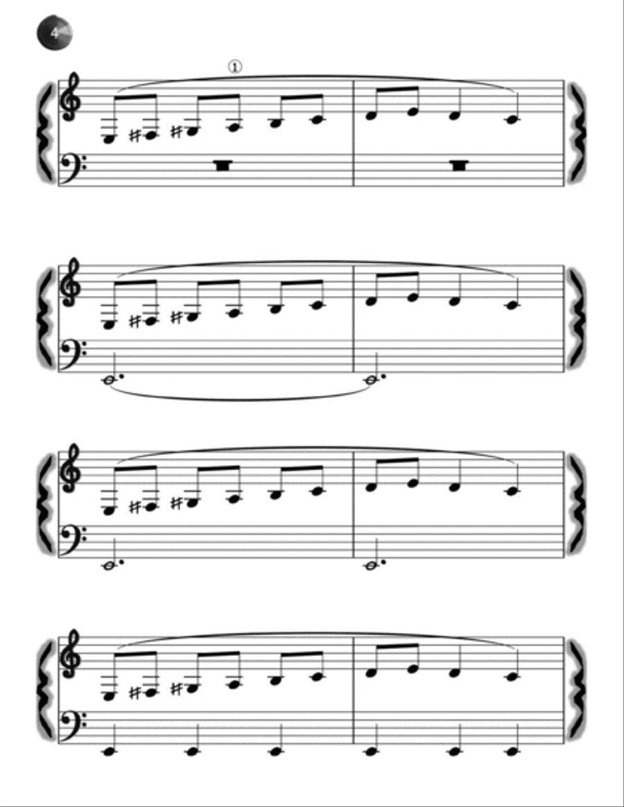 Carol of the Bells (Easy Piano) Easy Piano scores gallery preview page 4