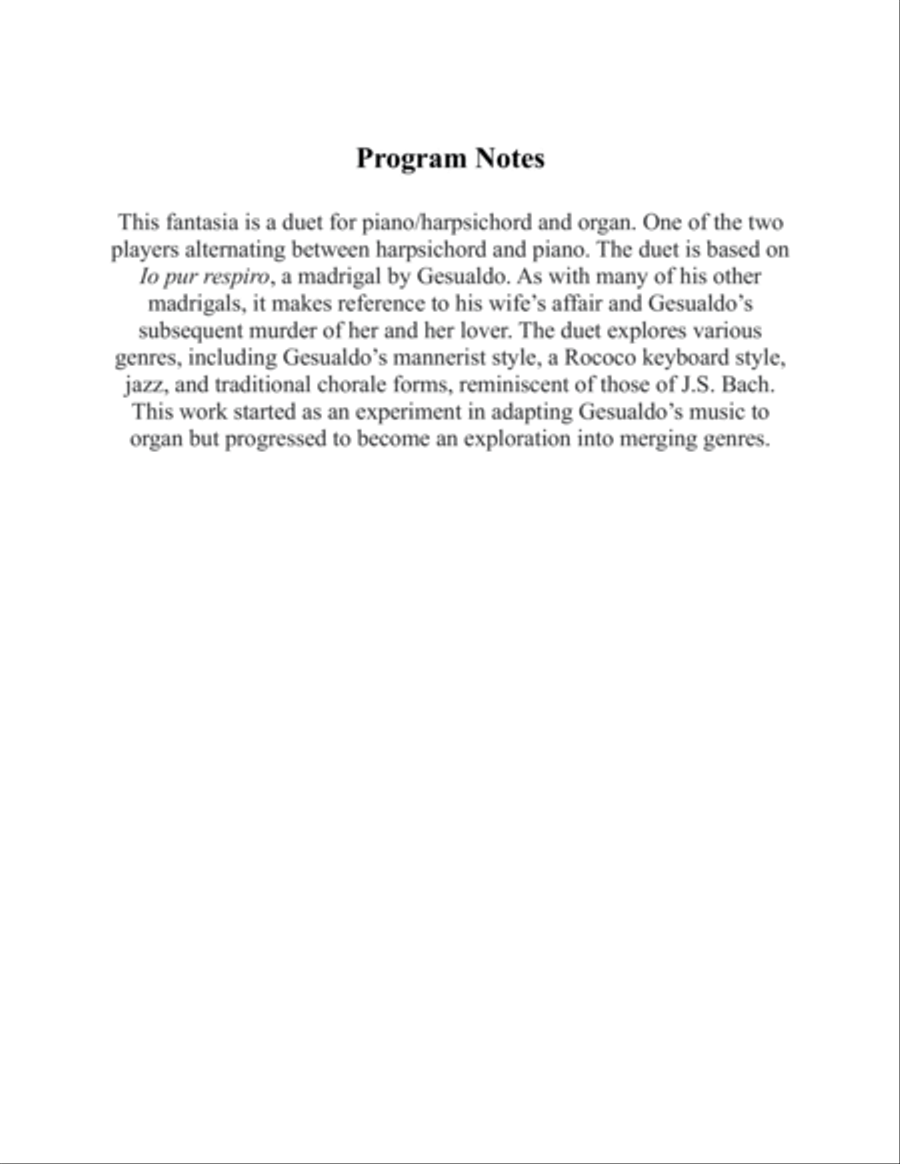 Fantasia on a Madrigal by Gesauldo Choir scores gallery preview page 2