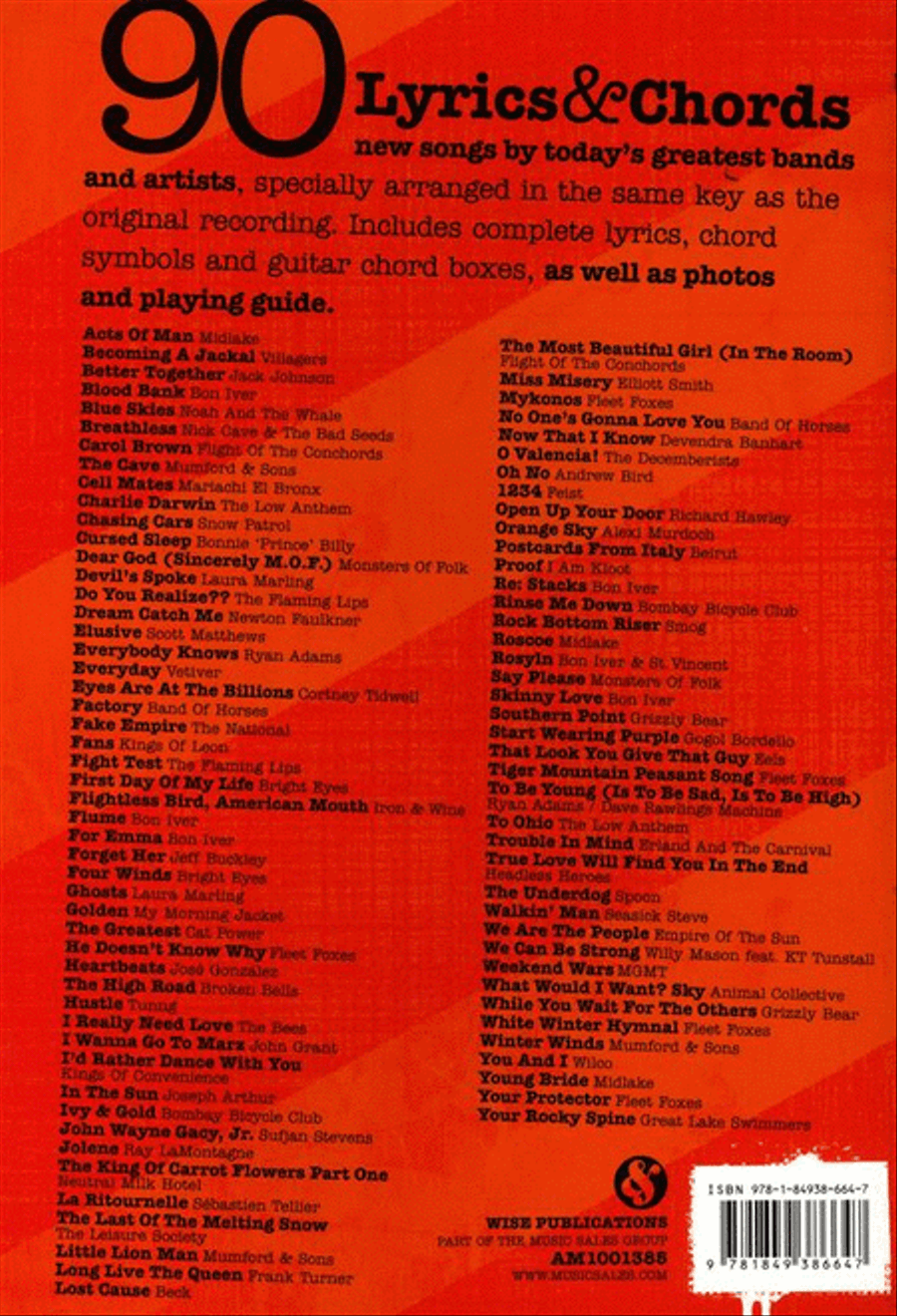 Lyrics & Chords: 90 Acoustic Hits Acoustic Guitar scores gallery preview page 2