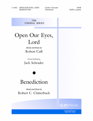 Book cover for Open Our Eyes, Lord / Benediction