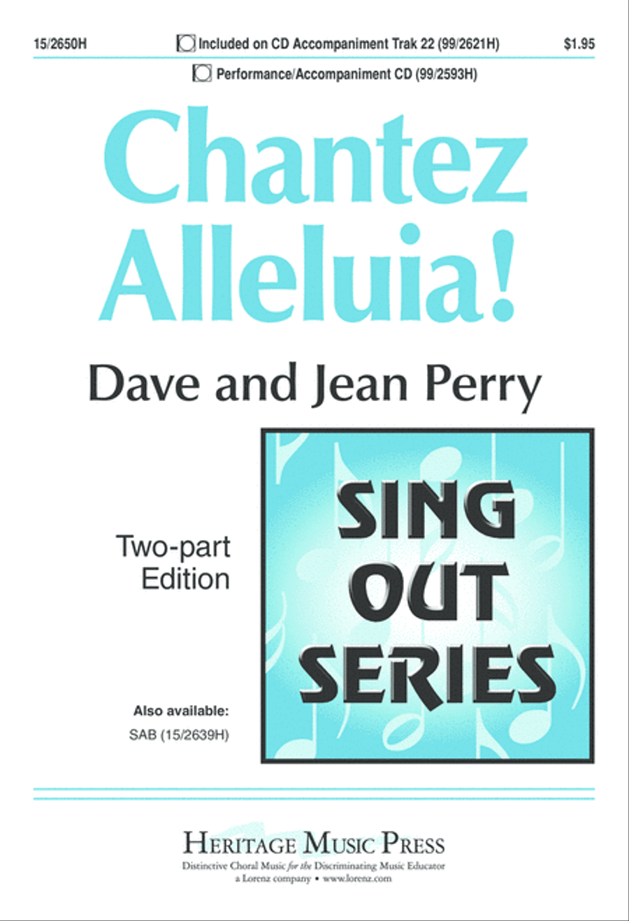 Chantez Alleluia! Chantez Alleluia! 2-Part scores gallery preview page 1