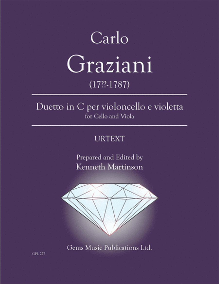 Duetto in C per violoncello e violetta String Duet scores gallery preview page 1