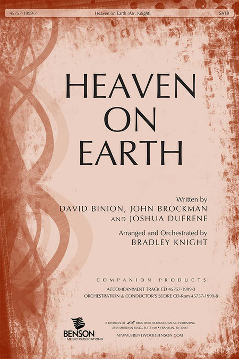 Heaven On Earth (Orchestra Parts and Conductor's Score, CD-ROM)