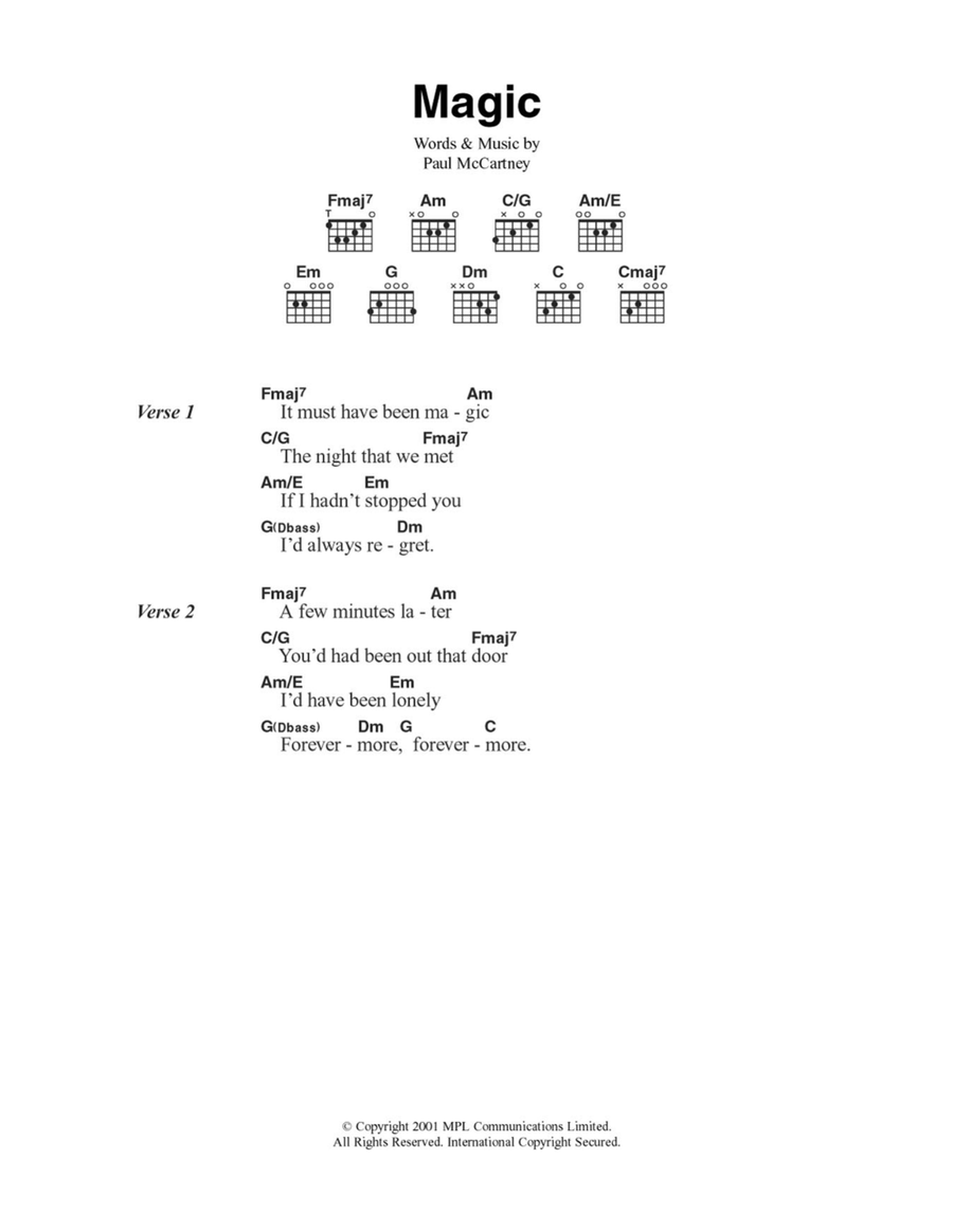Magic Acoustic Guitar scores gallery preview page 1