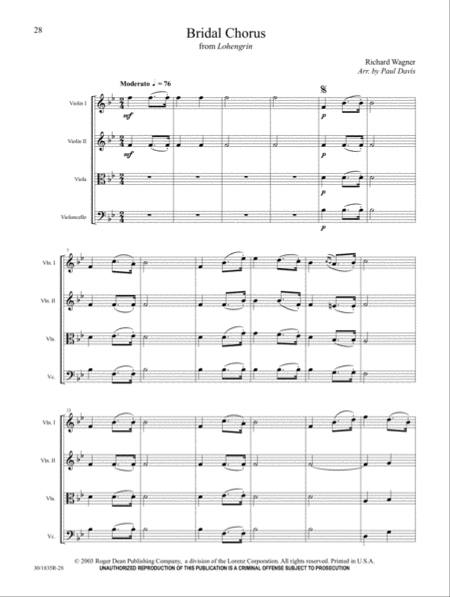 The Wedding Album, Volume 2 Cello scores gallery preview page 11
