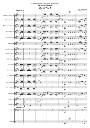 Mendelssohn Funeral March Op.62 No.3