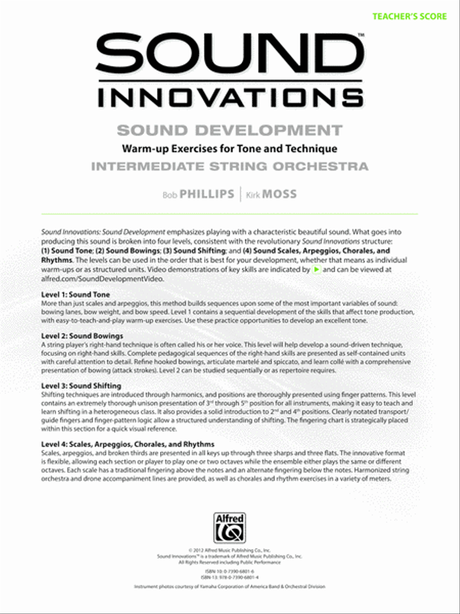 Sound Innovations for String Orchestra -- Sound Development Chamber Orchestra scores gallery preview page 7