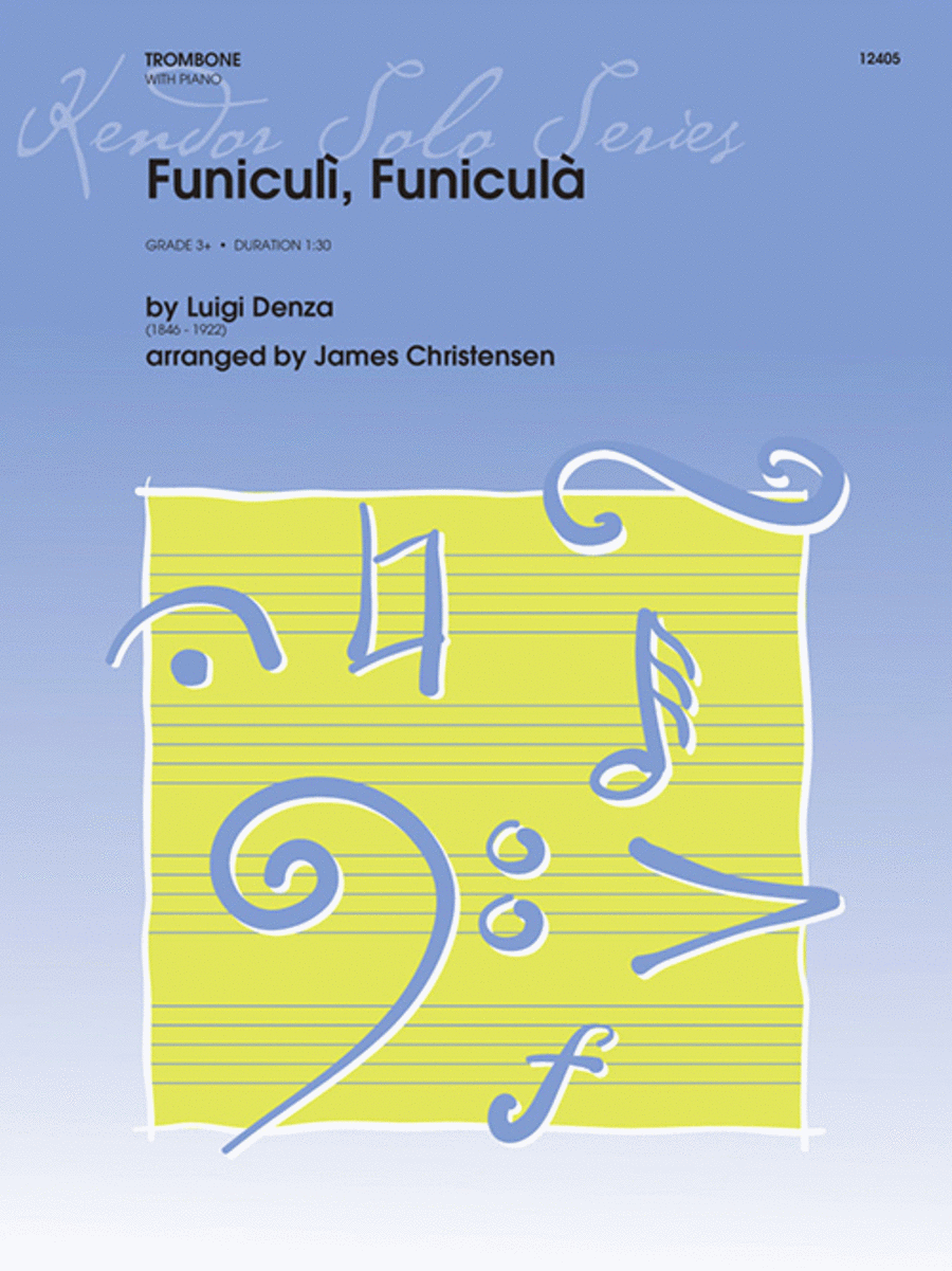 Funiculi, Funicula Funiculi, Funicula Trombone scores gallery preview page 1