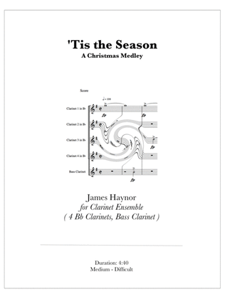 Tis the Season - A Christmas Medley for Clarinets
