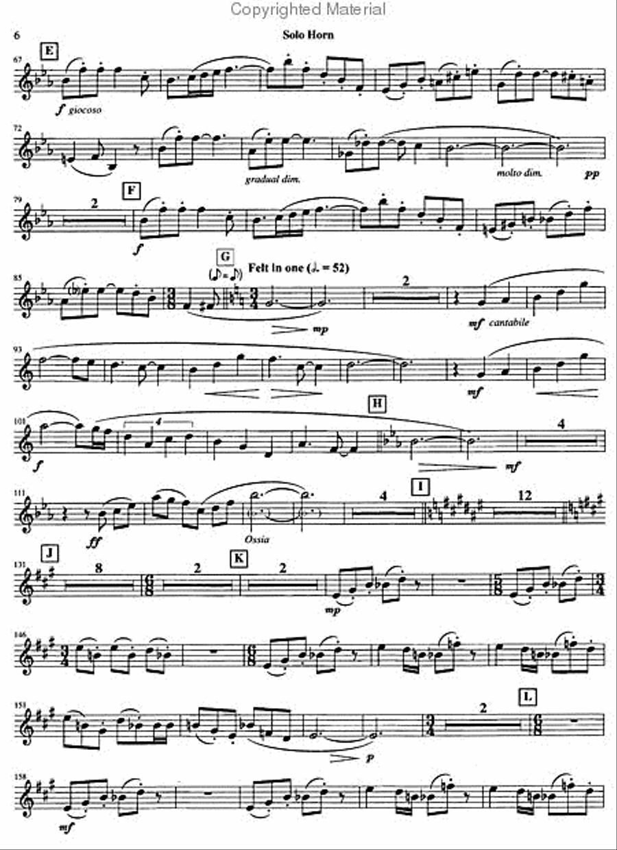 The Glass Bead Game The Glass Bead Game Horn Solo scores gallery preview page 5