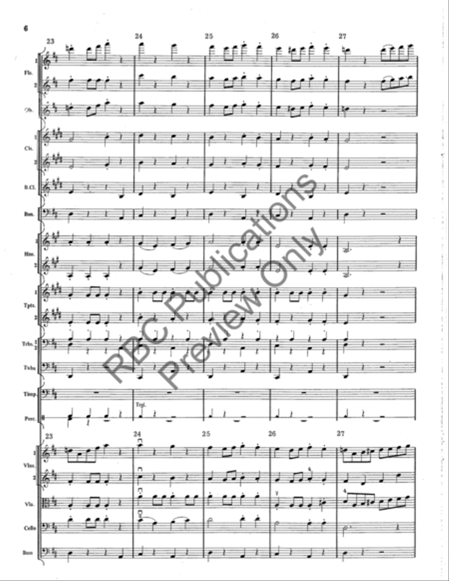 Tritsch Tratsch Polka Tritsch Tratsch Polka Full Orchestra scores gallery preview page 7