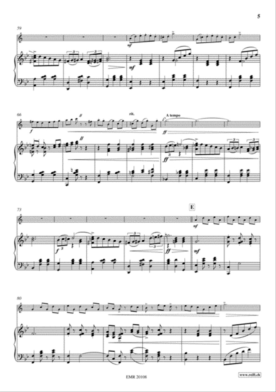 La Petite Suzanne Tenor Saxophone scores gallery preview page 5