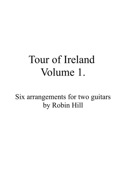 Tour of Ireland Vol.1 (Six Duets for 2 Guitars) image number null