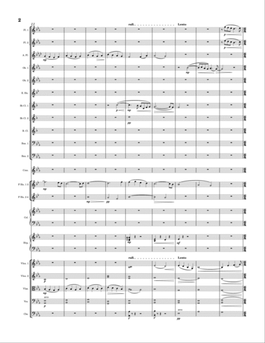 Lullaby Full Orchestra scores gallery preview page 2
