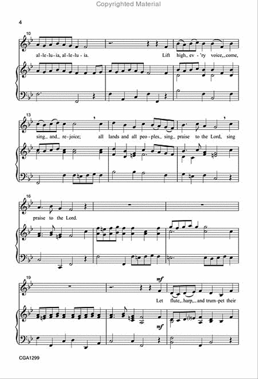 Three Unison Anthems from Master Composers Unison Choir scores gallery preview page 3