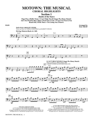 Motown: The Musical (Choral Highlights) - Bass