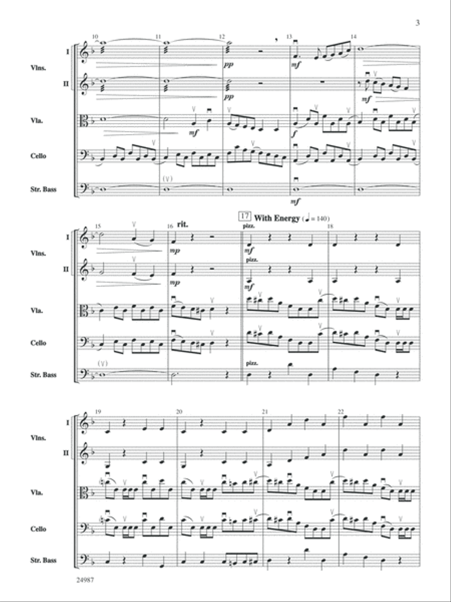 Tam Lyn: Score String Orchestra scores gallery preview page 3