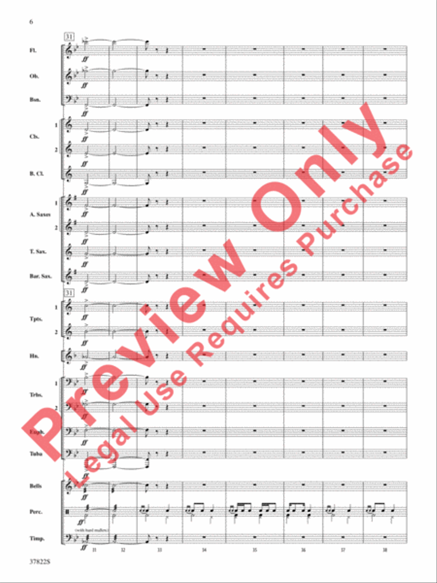 A Patriotic Day A Patriotic Day Concert Band scores gallery preview page 7