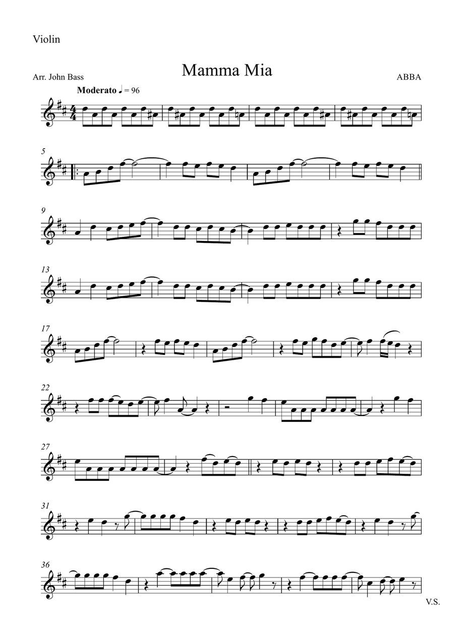 Mamma Mia String Trio scores gallery preview page 5