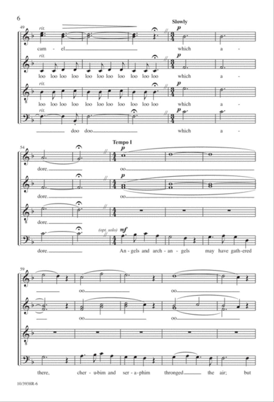 In the Bleak Midwinter Divisi scores gallery preview page 6