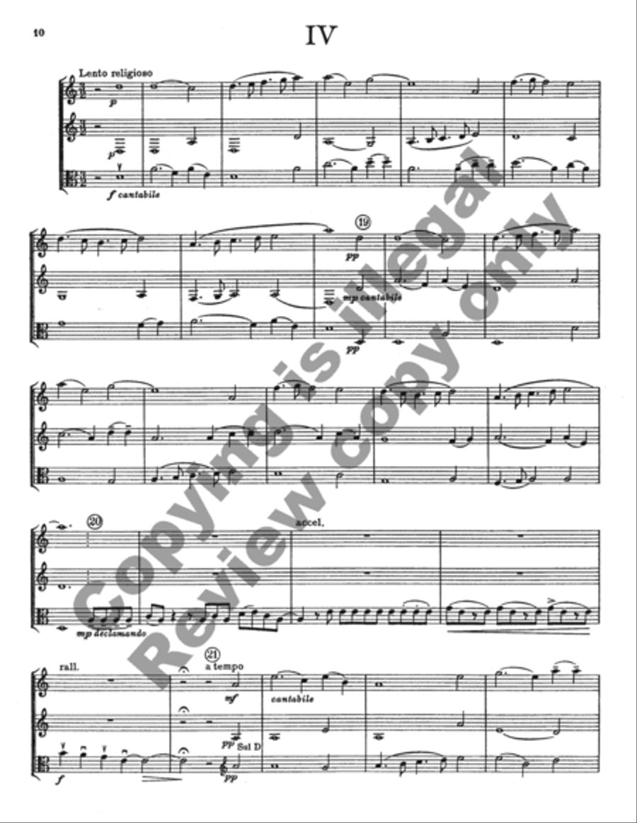 Suite for Oboe, Clarinet, and Viola Clarinet scores gallery preview page 9