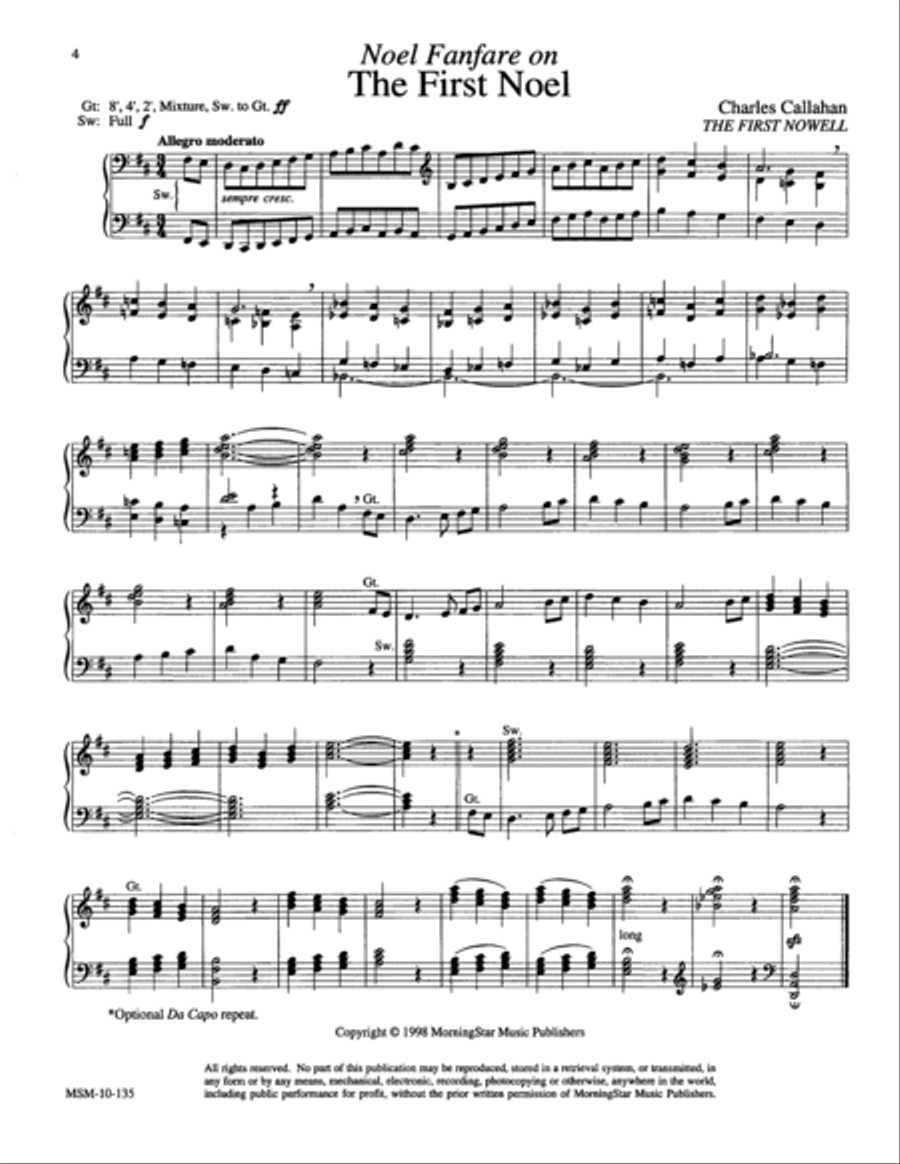 Christmas Music for Manuals, Set 2 Organ scores gallery preview page 3