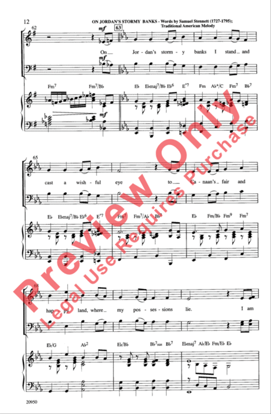 Fly Away Medley 4-Part scores gallery preview page 12