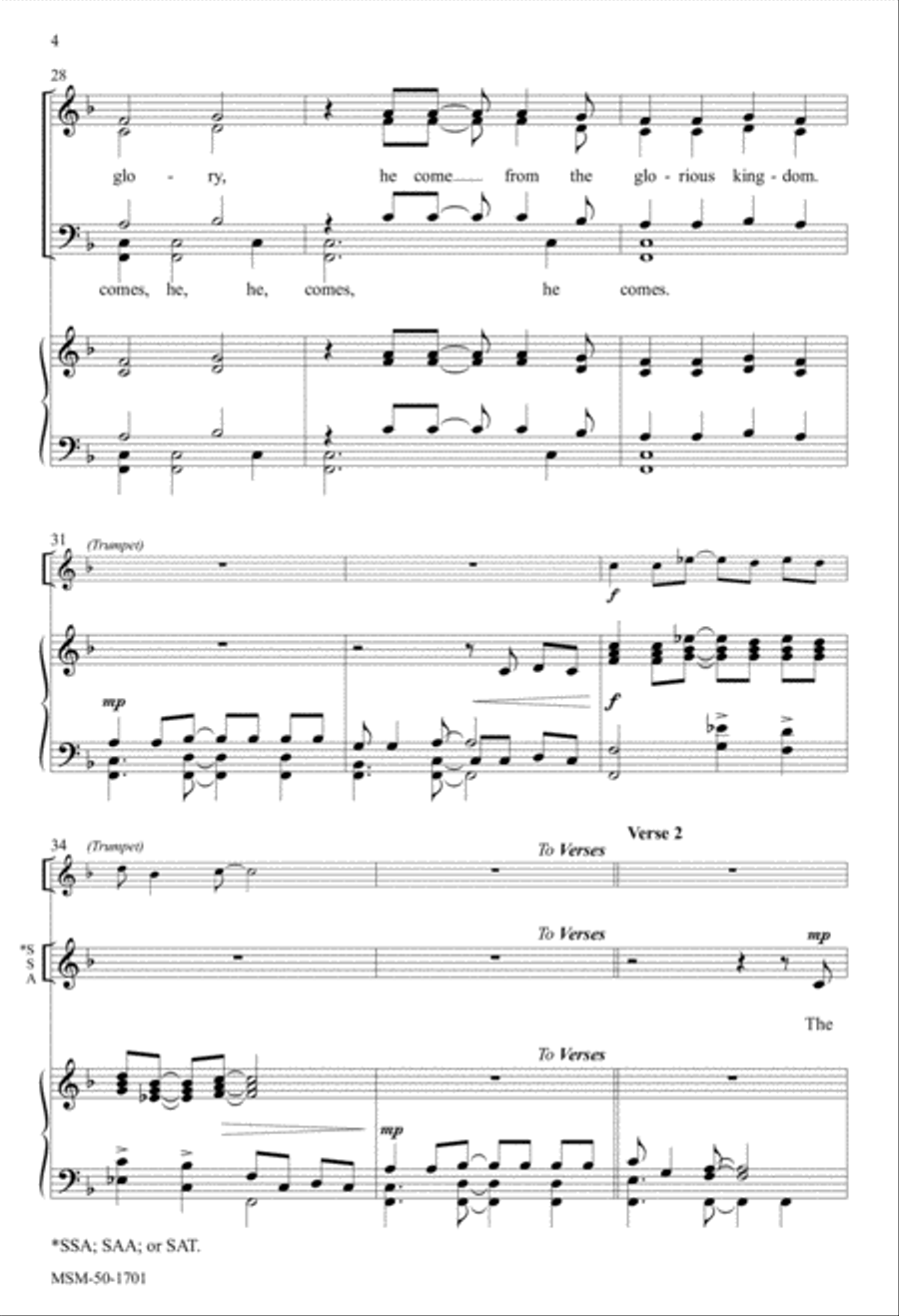 The Virgin Mary Had a Baby Boy 4-Part scores gallery preview page 5