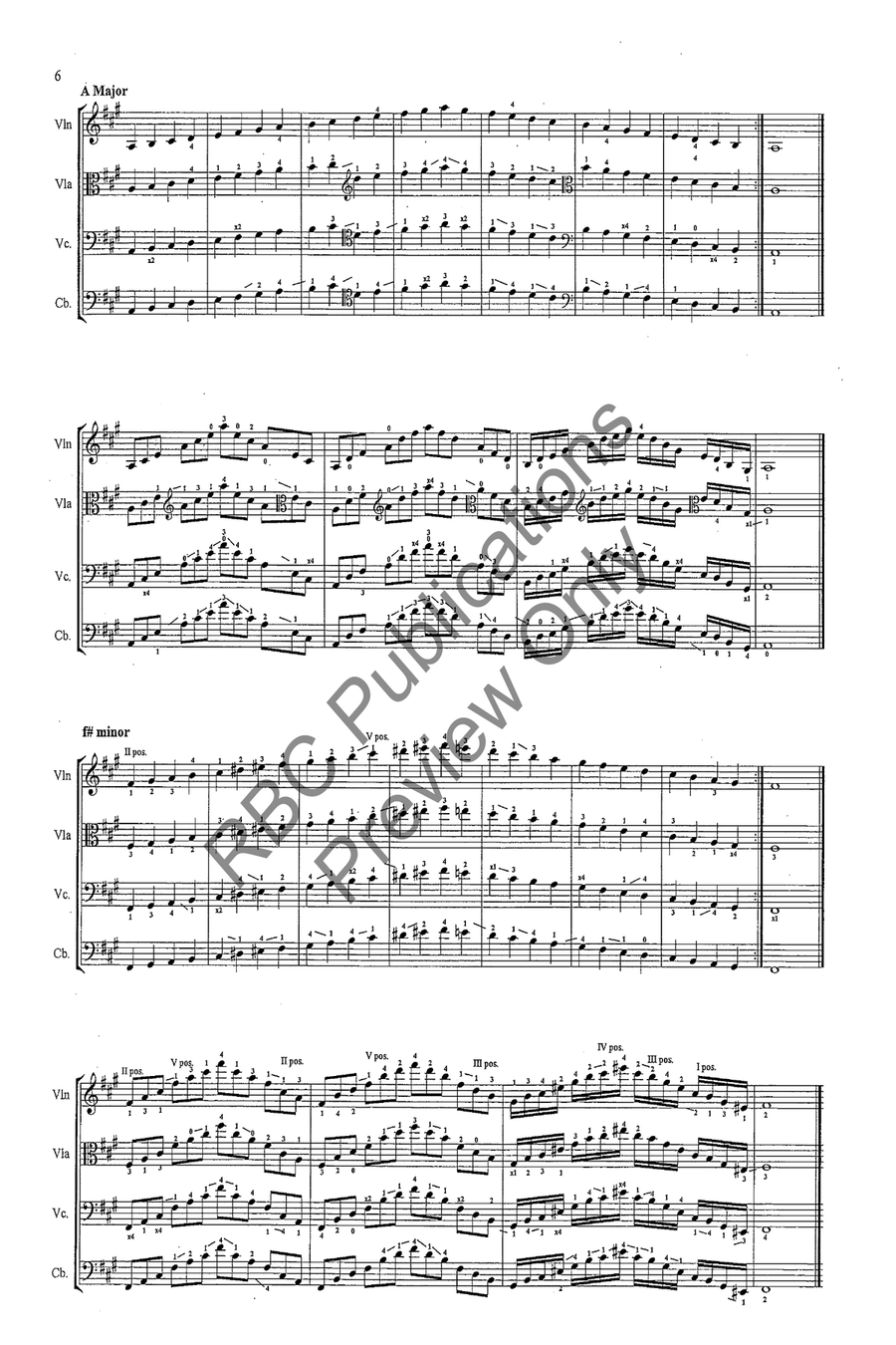 Scales Arpeggios And Chorales String Orchestra scores gallery preview page 7