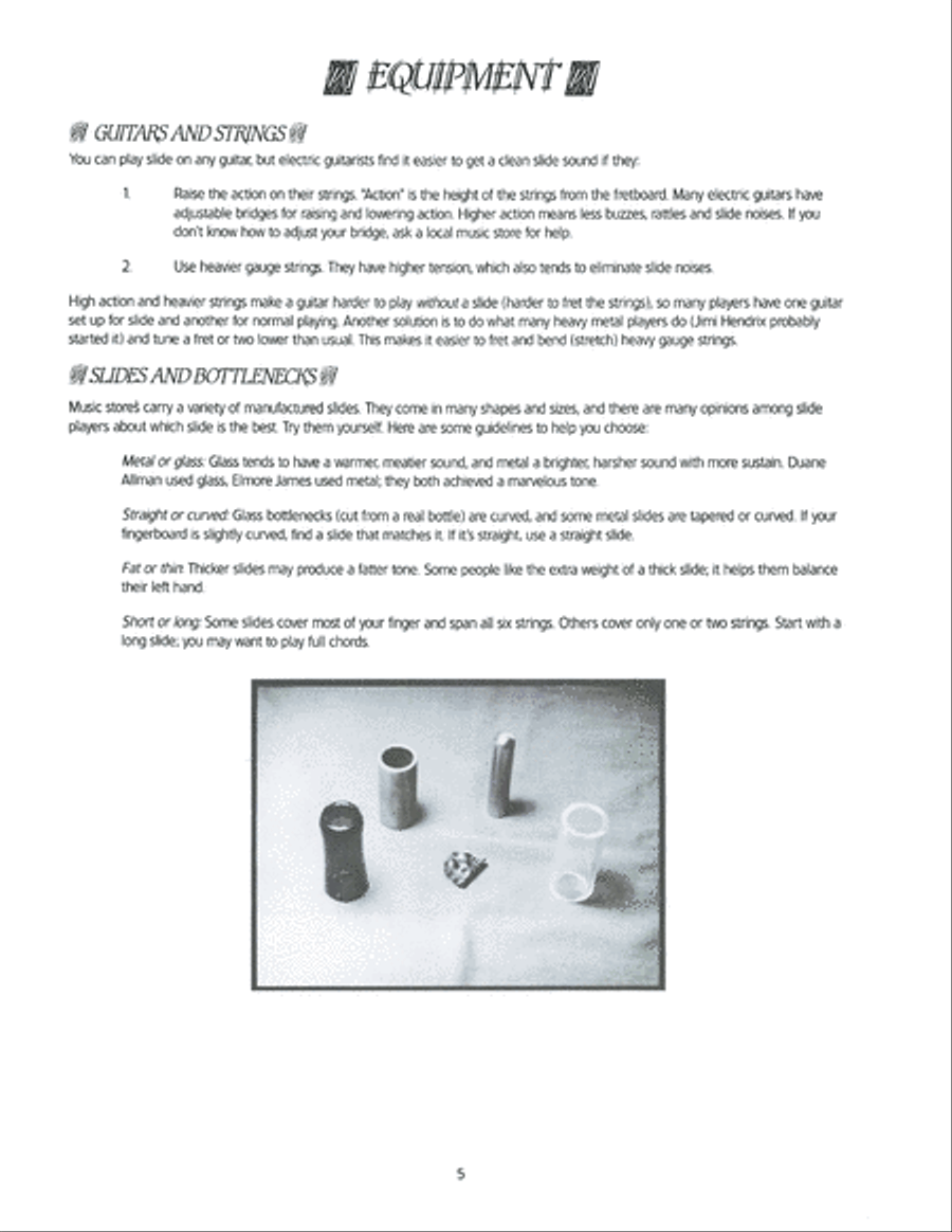 Slide Guitar For The Rock Guitarist Electric Guitar scores gallery preview page 6