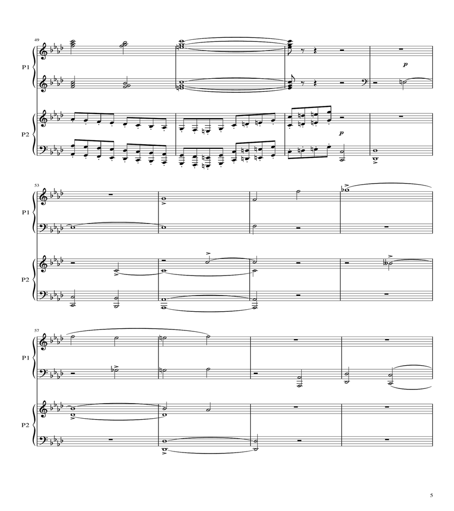 Tchaikovsky - Romeo and Juliet Overture Fantasy TH 42 - Original for 2 pianos (Isida) image number null