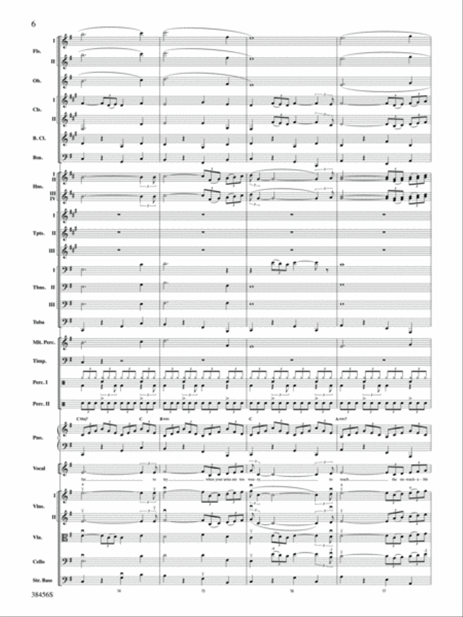 The Impossible Dream (from Man of La Mancha): Score Full Orchestra scores gallery preview page 6