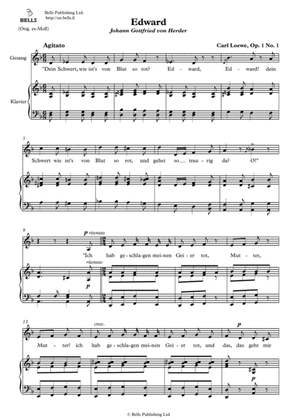Edward, Op. 1 No. 1 (D minor)