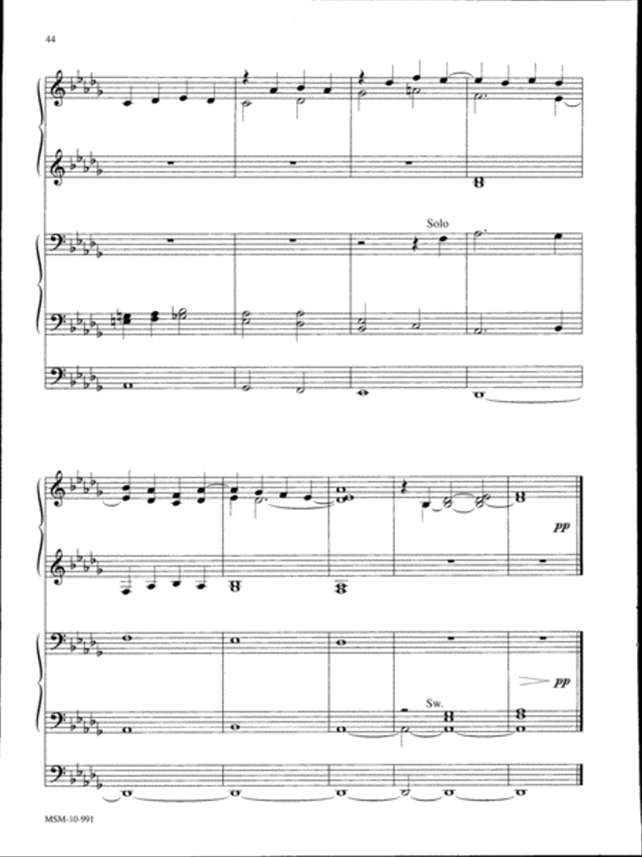 Marilyn Mason Music Library, Volume 2 Organ scores gallery preview page 14