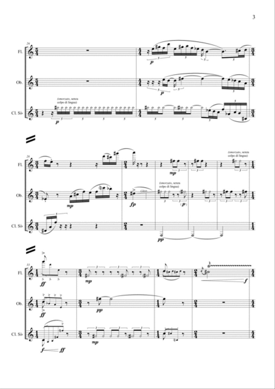 Umberto Bombardelli: LE REGARD DES AUTRES (ES-20-127) Small Ensemble scores gallery preview page 5