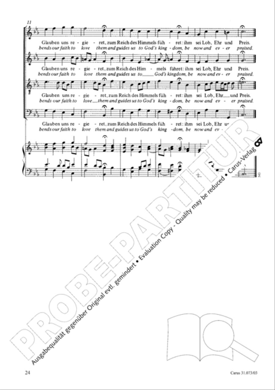 Thy will, O Lord, be done for me (Herr, wie du willt, so schicks mit mir) STB scores gallery preview page 25