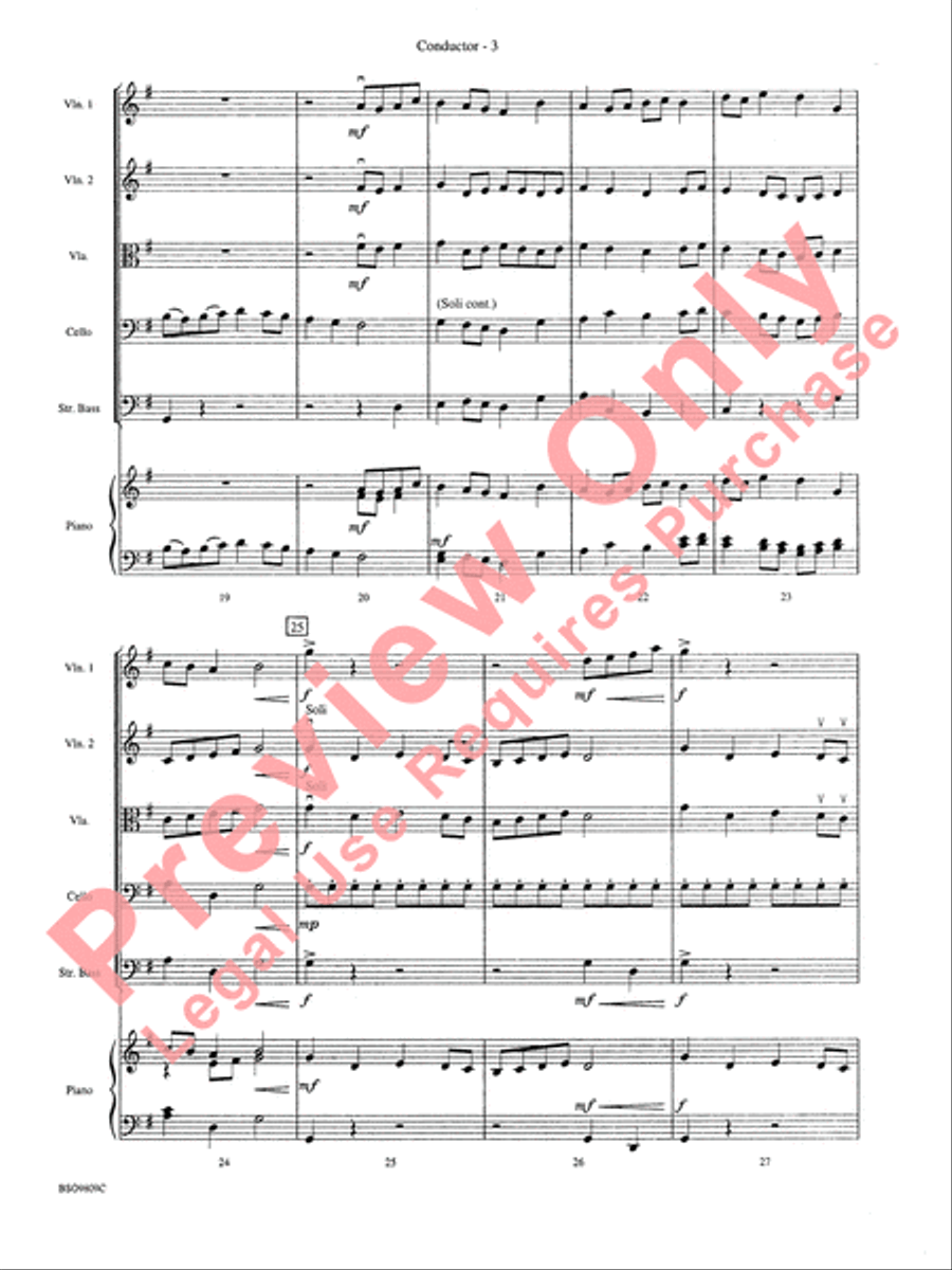 Contredanse String Orchestra scores gallery preview page 6