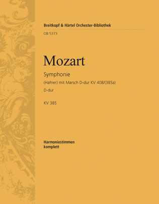 Book cover for Symphony [No. 35] in D major K. 385