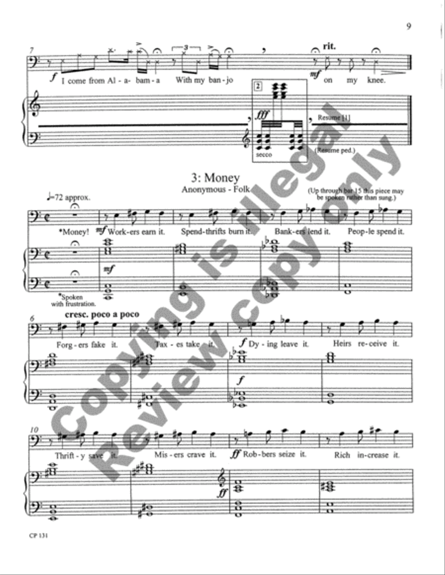 Eccentricities Medium Voice scores gallery preview page 6