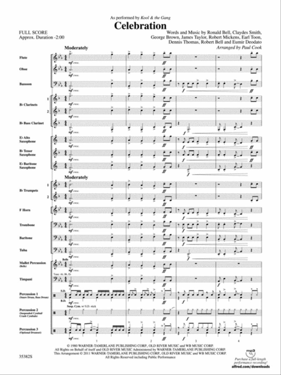Celebration Concert Band scores gallery preview page 2
