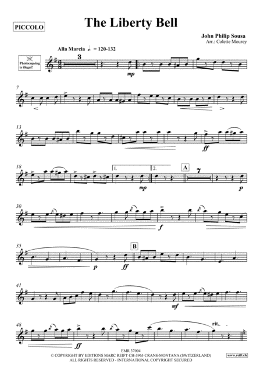 The Liberty Bell Piccolo scores gallery preview page 2