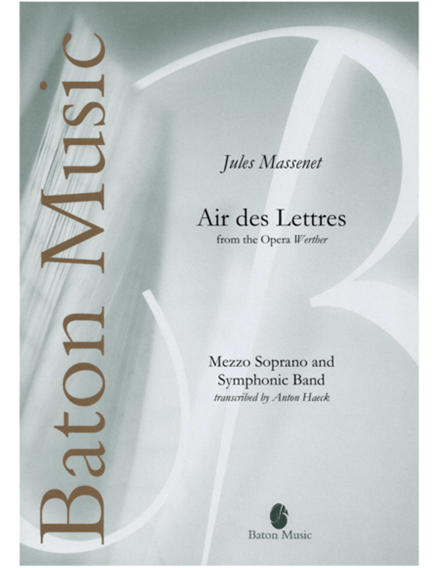 Air des Lettres Air des Lettres Concert Band scores gallery preview page 1