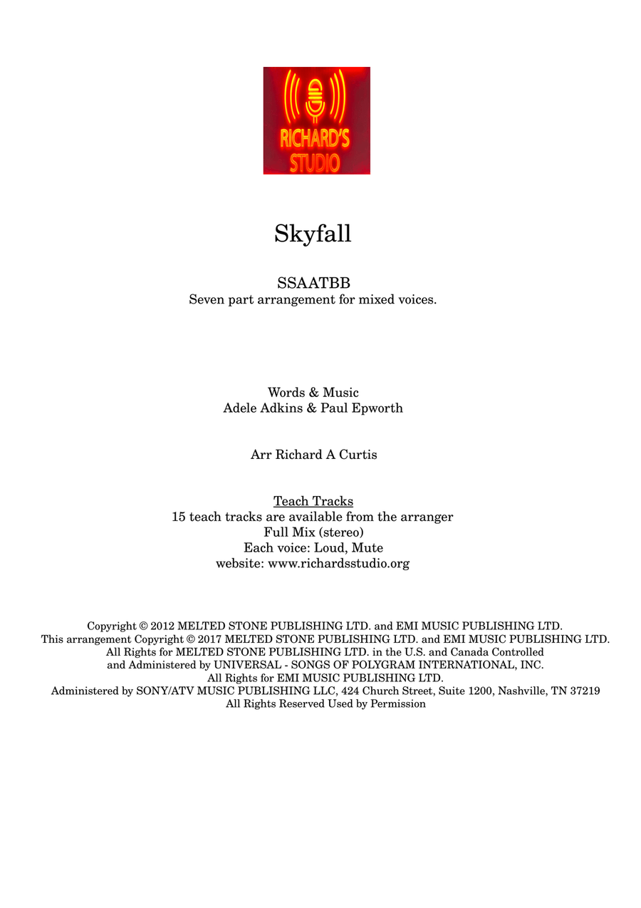 Skyfall Divisi scores gallery preview page 1