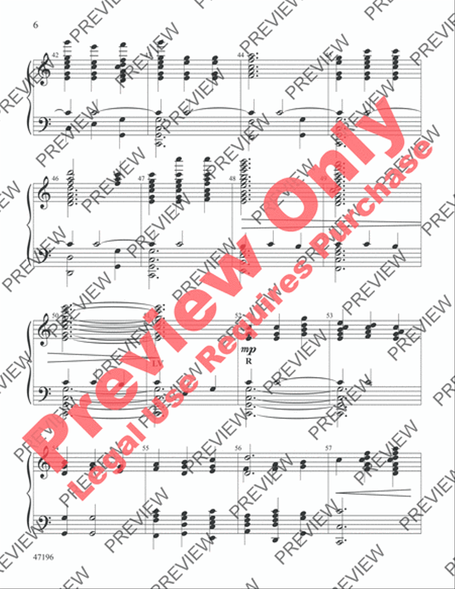 Celebration on Praise to the Lord Handbell Choir scores gallery preview page 6