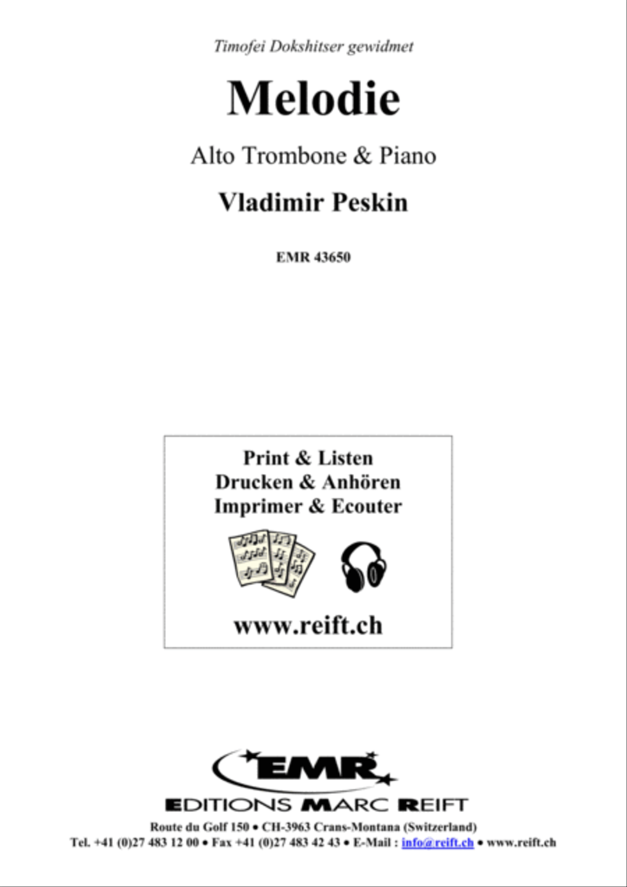 Melodie Piano Accompaniment scores gallery preview page 2