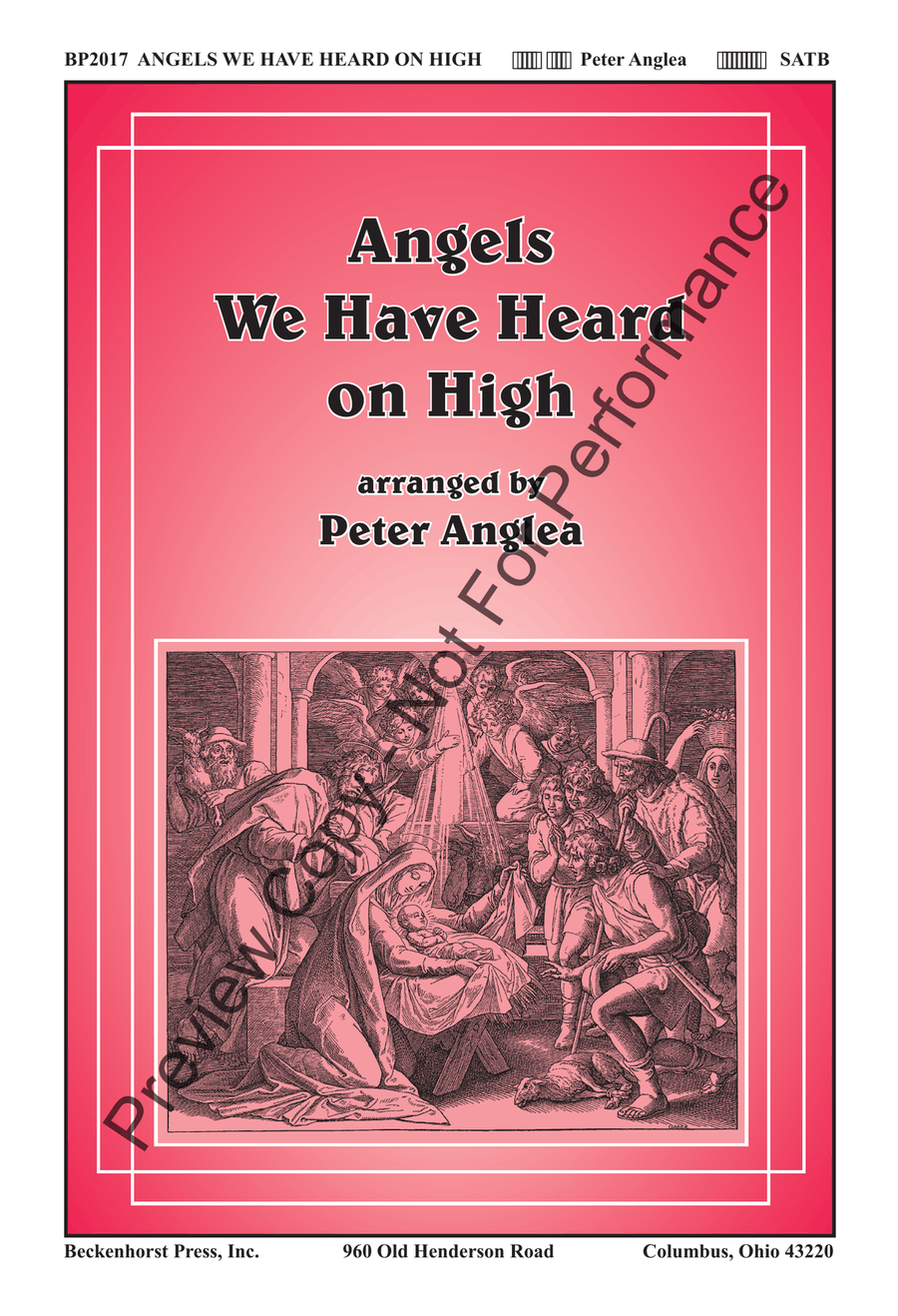 Angels We Have Heard on High - Anglea 4-Part scores gallery preview page 2