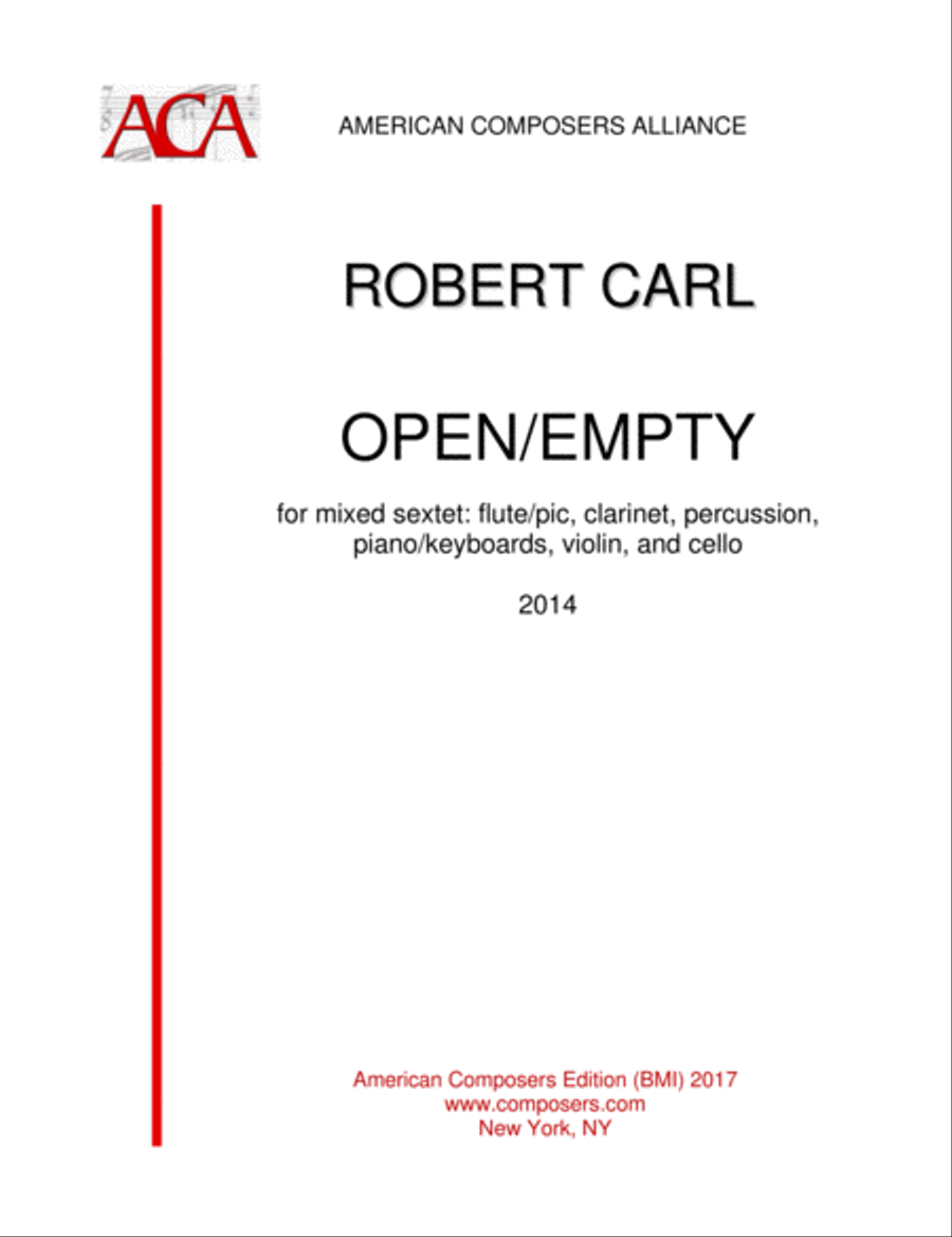 [Carl] Open/Empty Small Ensemble scores gallery preview page 1